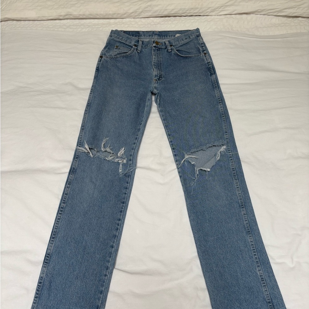 Wrangler Men’s Straight Leg Blue Jeans